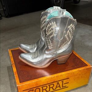 Corral Metallic Heeled Western Boots